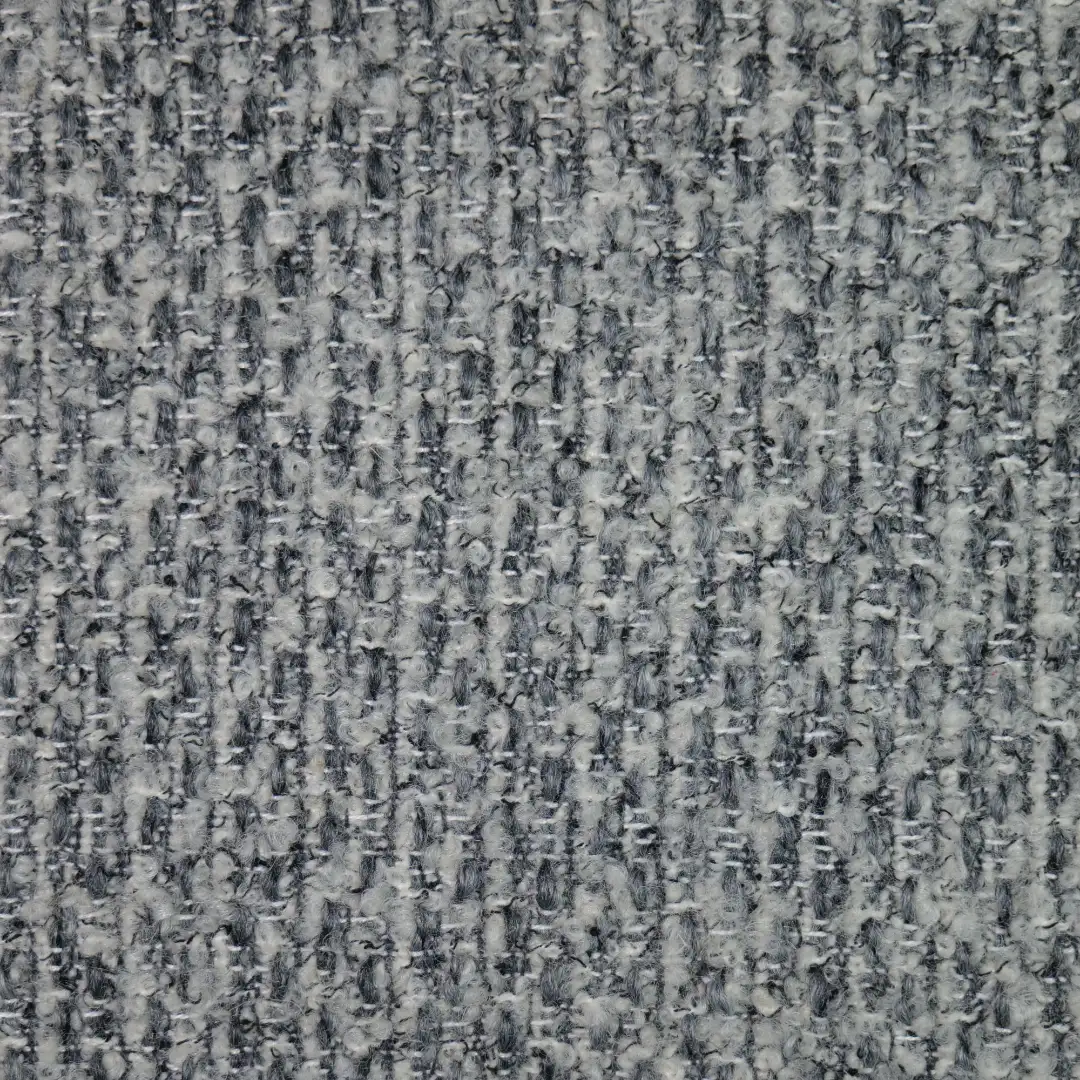 China Fabric for Overcoat,Double-Breasted Coat,Kids Collared Split Vest,Baby Hooded Zip-Up Vest Chanel-Style Fabric Woolen Wool Polyester grey color buy from China wholesaler bulk order at wholesale price free worldwide shipping Alibaba