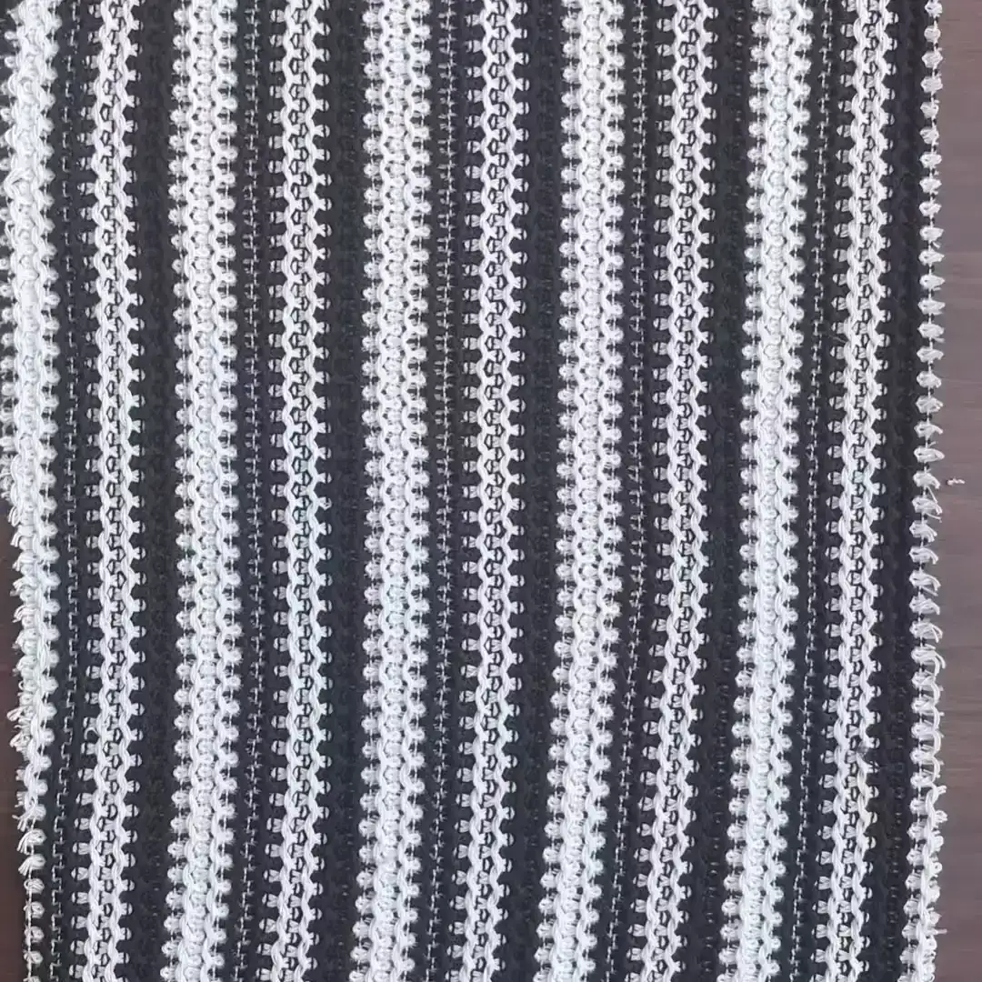 China Fabric for Polo Shirt,Polo T-shirt  TC Yarn Dye Woven Blended Fabric Polyester Spandex black-white color buy from China wholesaler bulk order at wholesale price free worldwide shipping Alibaba