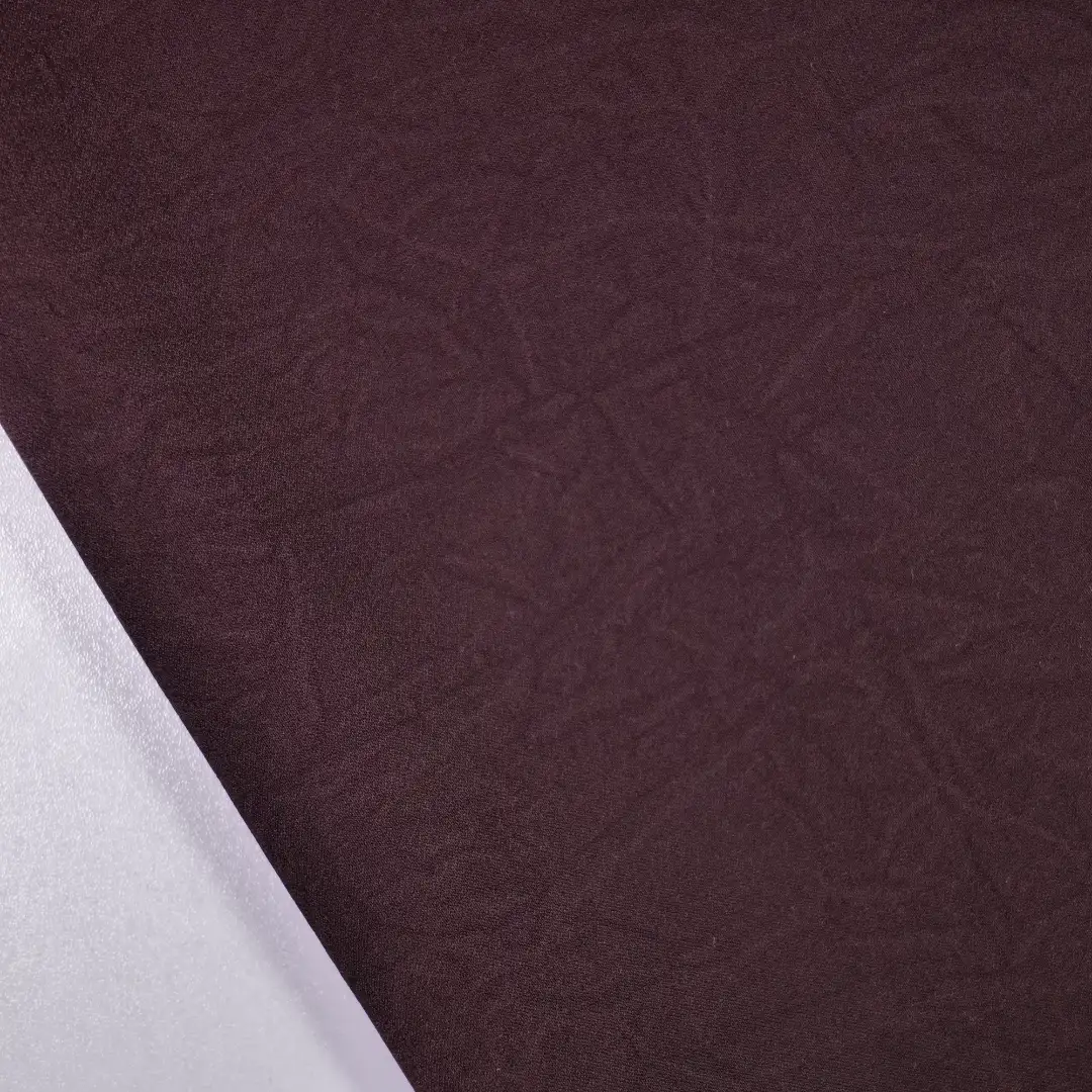 China Fabric for Pants,Blazer,Skirt,Skirt ,Wide Leg Capri Pants High Stretch Yarn Fabric Synthetic Woven Fabric Polyester Red coffee color buy from China wholesaler bulk order at wholesale price free worldwide shipping Alibaba