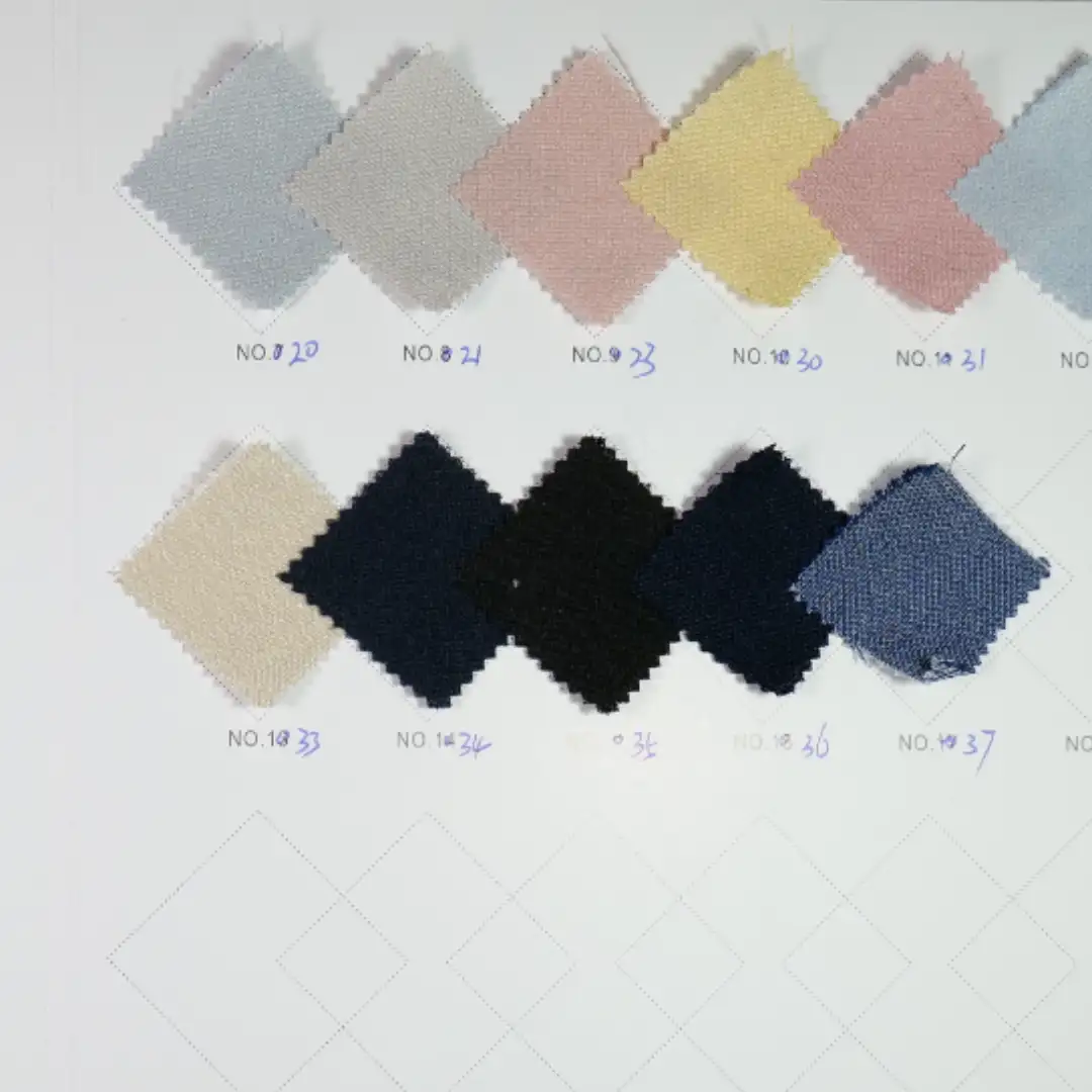 China Fabric for Pants,Blazer,Skirt  Polyester/Rayon Plain Woven Blended Fabric Rayon Polyester Flax apricot color buy from China wholesaler bulk order at wholesale price free worldwide shipping Alibaba