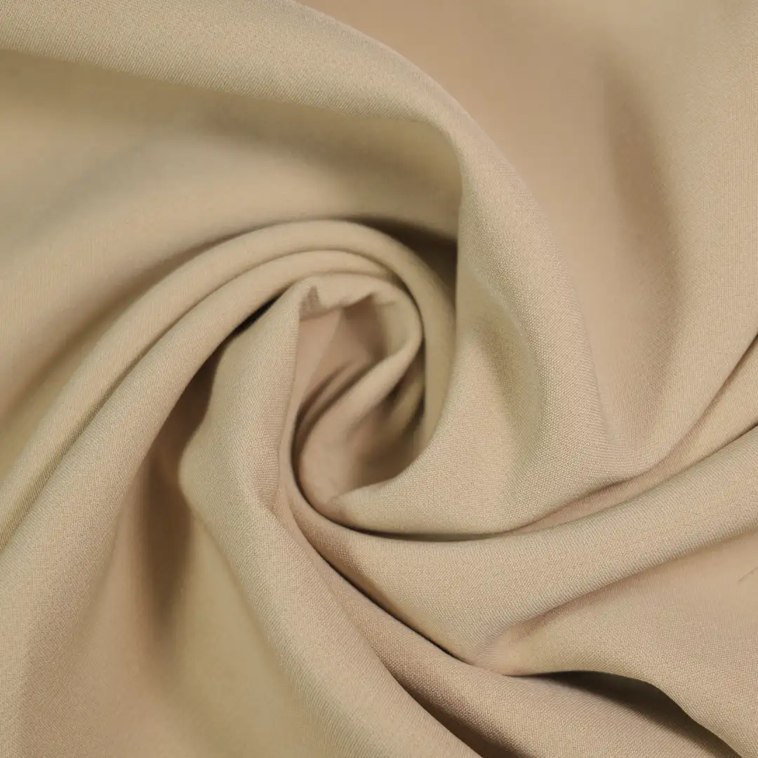 China Fabric for Pants,Jackets,Trench Coat,Suit Twill Woven Blended Fabric Polyester Elastane coffee color buy from China wholesaler bulk order at wholesale price free worldwide shipping Alibaba