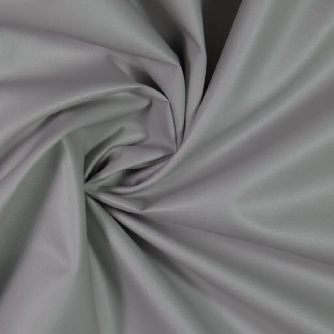 China Fabric for Down Jacket,Padded Jacket,Windproof Jacket,Ladies Short Ribbed Collar Down Vest Polyester Pongee Synthetic Woven Fabric Polyester gray color buy from China wholesaler bulk order at wholesale price free worldwide shipping Alibaba