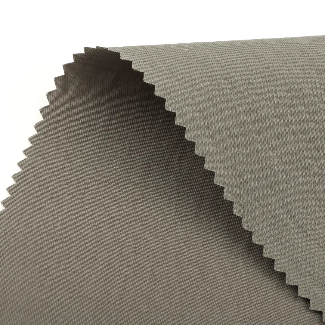 China Fabric for Jackets,Trench Coat Nylon/Cotton Twill Woven Blended Fabric Cotton Polyamide GREY color buy from China wholesaler bulk order at wholesale price free worldwide shipping Alibaba