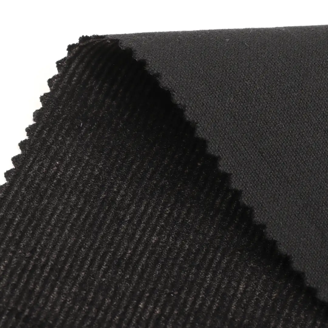 China Fabric for Shirt,Pants,Jackets Cotton Corduroy Natural Woven Fabric Cotton BLACK color buy from China wholesaler bulk order at wholesale price free worldwide shipping Alibaba