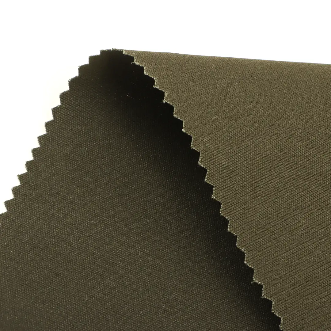 China Fabric for Jackets,Trench Coat Cotton Canvas Natural Woven Fabric Cotton olive color buy from China wholesaler bulk order at wholesale price free worldwide shipping Alibaba