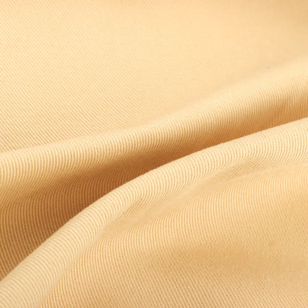 China Fabric for Pants,Jackets Cotton Twill Natural Woven Fabric Cotton Elastane yellow color buy from China wholesaler bulk order at wholesale price free worldwide shipping Alibaba