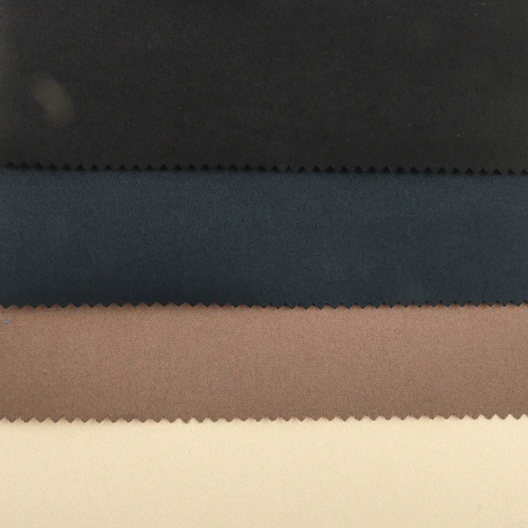China Fabric for Shirt,Pants,Jackets,Trench Coat Cotton Twill Natural Woven Fabric Cotton Elastane BLACK color buy from China wholesaler bulk order at wholesale price free worldwide shipping Alibaba