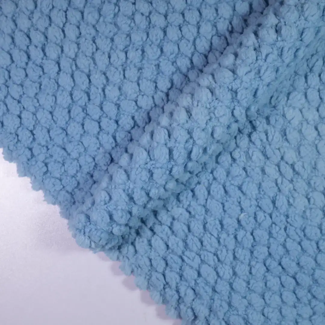 China Fabric for Hoodie,Pajamas,Loungewear Double-side fleece Knit Fabric Polyester Blue color buy from China wholesaler bulk order at wholesale price free worldwide shipping Alibaba