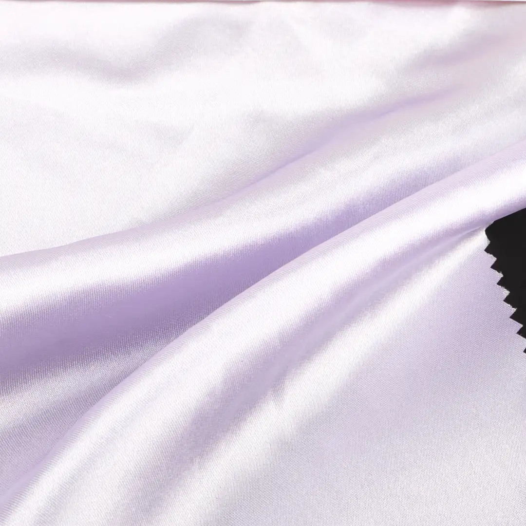 China Fabric for Pants,Skirt,Pajamas,Skirt  Polyester Satin Synthetic Woven Fabric Polyester Purple color buy from China wholesaler bulk order at wholesale price free worldwide shipping Alibaba