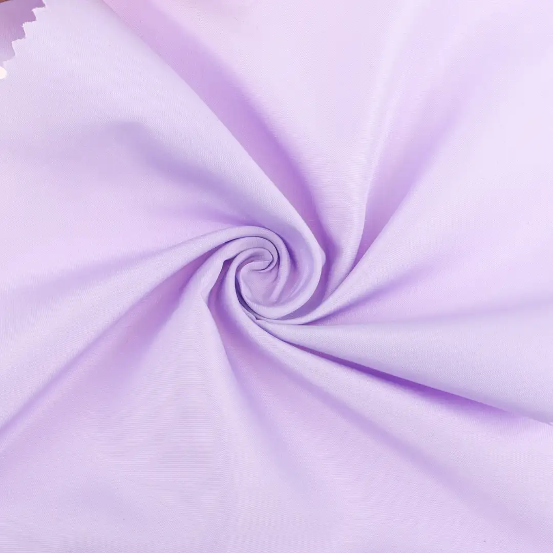 China Fabric for Jackets,Skirt,Skirt ,Tracksuits Polyester Pongee Synthetic Woven Fabric Polyester Purple color buy from China wholesaler bulk order at wholesale price free worldwide shipping Alibaba