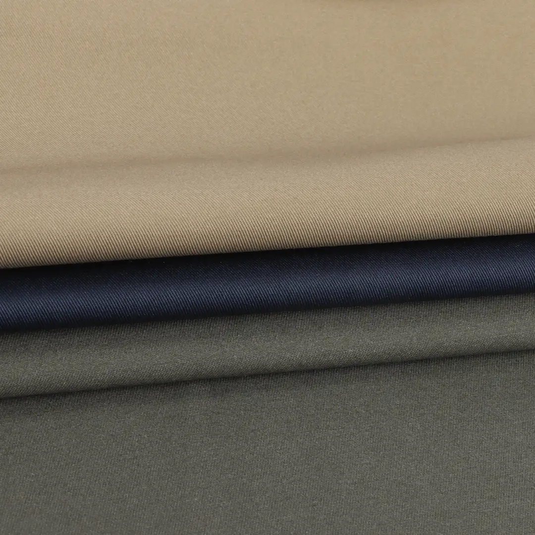 China Fabric for Pants,Jackets,Skirt,Trench Coat Cotton Twill Natural Woven Fabric Cotton Grey Blue Camel color buy from China wholesaler bulk order at wholesale price free worldwide shipping Alibaba