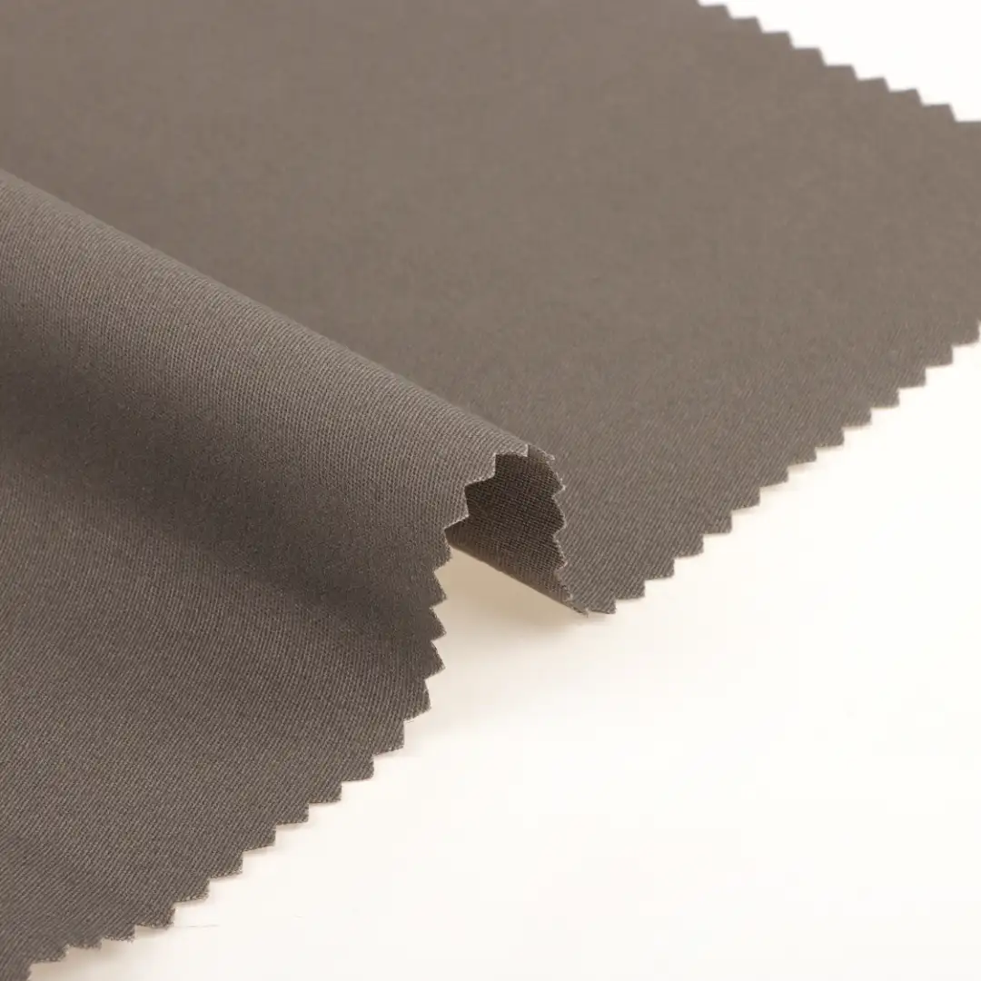 China Fabric for Pants,Jackets,Skirt Twill Natural Woven Fabric Cotton Brown color buy from China wholesaler bulk order at wholesale price free worldwide shipping Alibaba