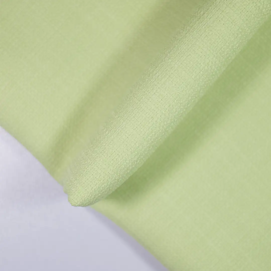 China Fabric for Blouse,Skirt,Overcoat Chanel-Style Fabric Woolen Polyester green color buy from China wholesaler bulk order at wholesale price free worldwide shipping Alibaba