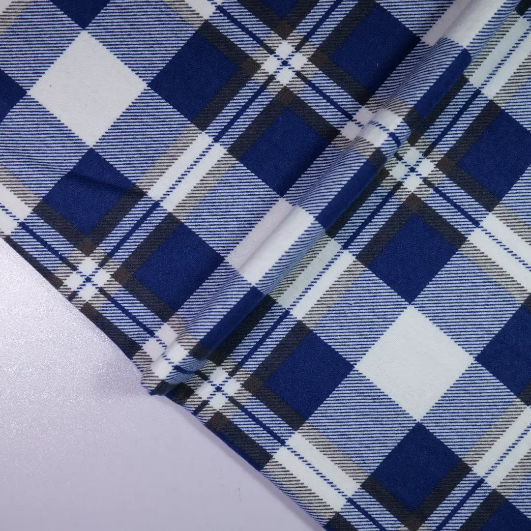 China Fabric for Shirt,Crop Top,Shirt Long Sleeve Button ,Loungewear Yarn Dyed Check Natural Woven Fabric Cotton Navy color buy from China wholesaler bulk order at wholesale price free worldwide shipping Alibaba