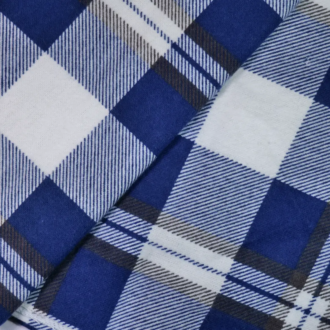 China Fabric for Shirt,Crop Top,Shirt Long Sleeve Button ,Loungewear Yarn Dyed Check Natural Woven Fabric Cotton Navy color buy from China wholesaler bulk order at wholesale price free worldwide shipping Alibaba