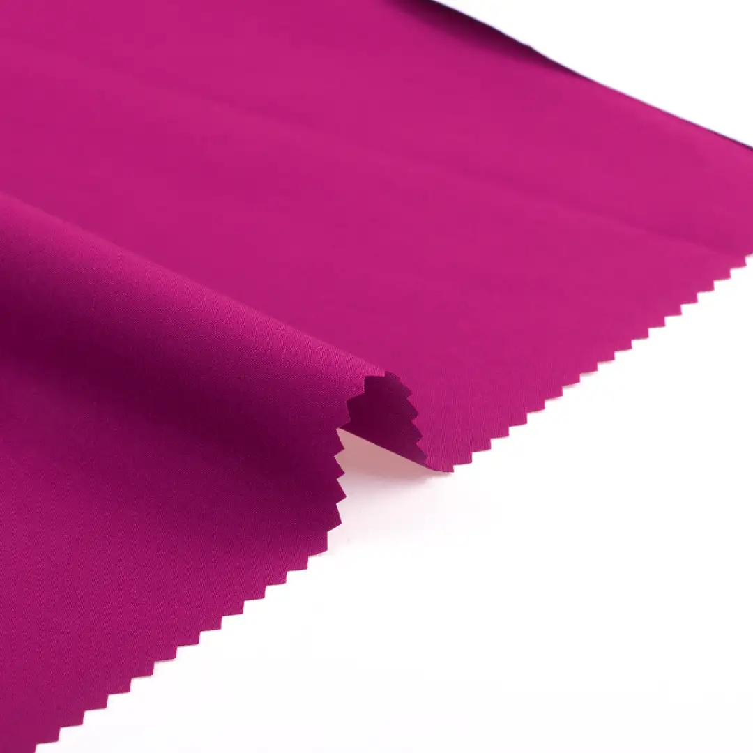China Fabric for Jackets,Padded Jacket Four Stretch Polyester Woven Fabric Synthetic Woven Fabric Polyester Elastane BURGUNDY color buy from China wholesaler bulk order at wholesale price free worldwide shipping Alibaba