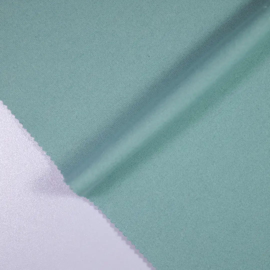China Fabric for Crop Top,Hoodie Jacquard Knit Fabric Polyester Cyan color buy from China wholesaler bulk order at wholesale price free worldwide shipping Alibaba