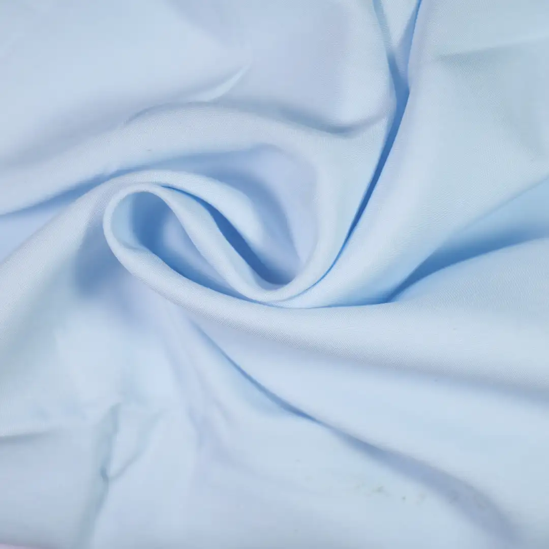 China Fabric for Skirt,Shirt Long Sleeve Button ,Shirt Long Sleeve Zipper ,Shirt Half Sleeve Button ,Shirt Half Sleeve Zipper  Cotton Plain Natural Woven Fabric Viscose Lyocell BLUE color buy from China wholesaler bulk order at wholesale price free worldwide shipping Alibaba