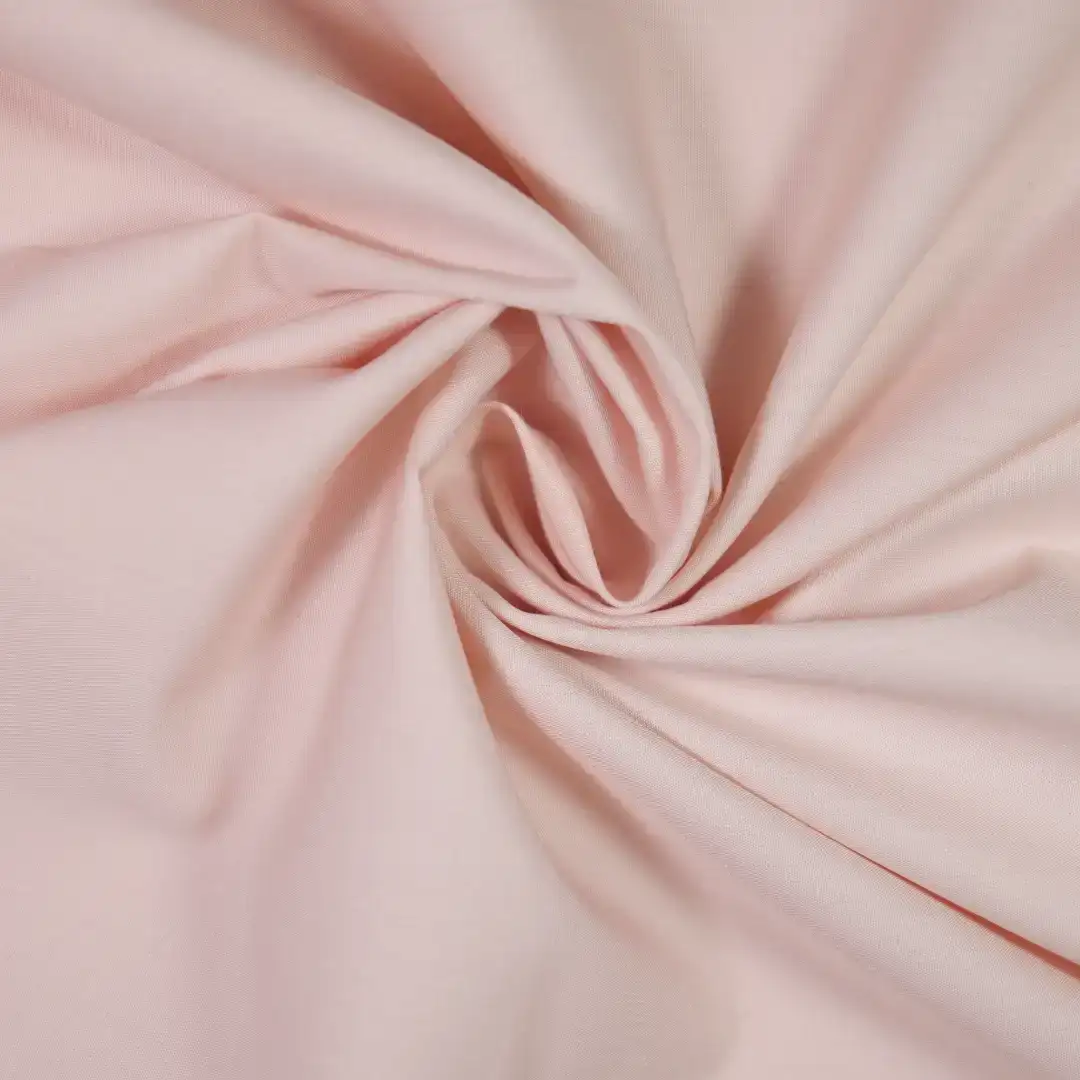 China Fabric for Skirt,Shirt Long Sleeve Button ,Shirt Long Sleeve Zipper ,Shirt Half Sleeve Button ,Dresses (Cardigan Button)  Cotton Plain Natural Woven Fabric Bamboo Polyester cherry pink color buy from China wholesaler bulk order at wholesale price free worldwide shipping Alibaba