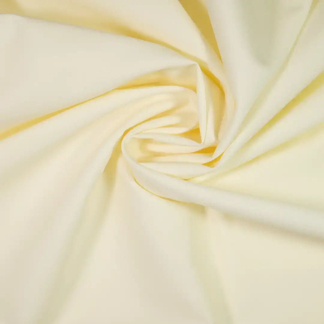 China Fabric for Skirt,Shirt Long Sleeve Button ,Shirt Long Sleeve Zipper ,Shirt Half Sleeve Button ,Dresses (Cardigan Button)  Cotton Plain Natural Woven Fabric Bamboo Elastane Polyester YELLO color buy from China wholesaler bulk order at wholesale price free worldwide shipping Alibaba