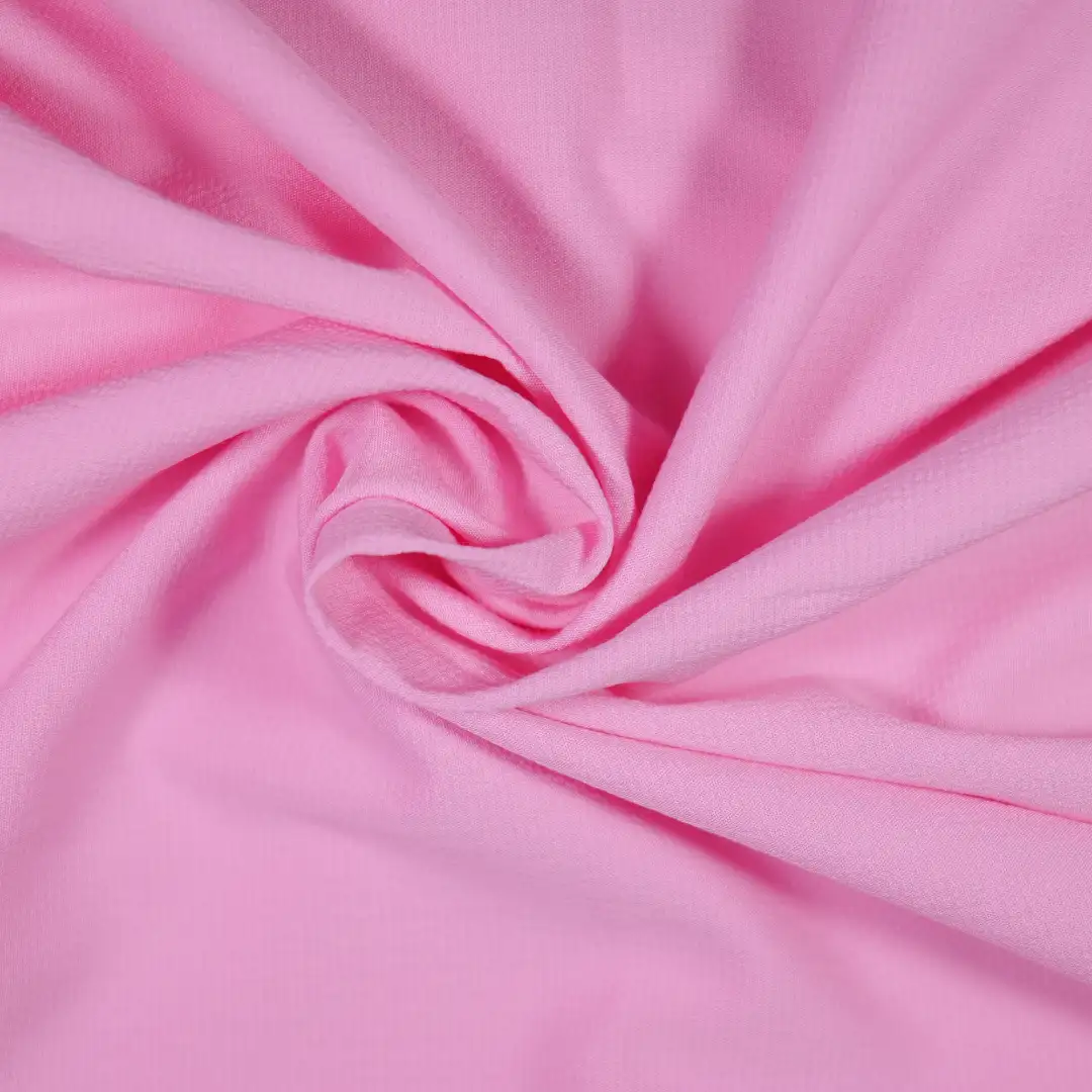 China Fabric for Skirt,Shirt Half Sleeve Button ,Shirt Half Sleeve Zipper ,Dresses (Cardigan Open) ,Short Sleeve Cardigan and Mini Skirt Set ,Backless Beach Dress Cotton Plain Natural Woven Fabric Polyester Bamboo Elastane pink color buy from China wholesaler bulk order at wholesale price free worldwide shipping Alibaba