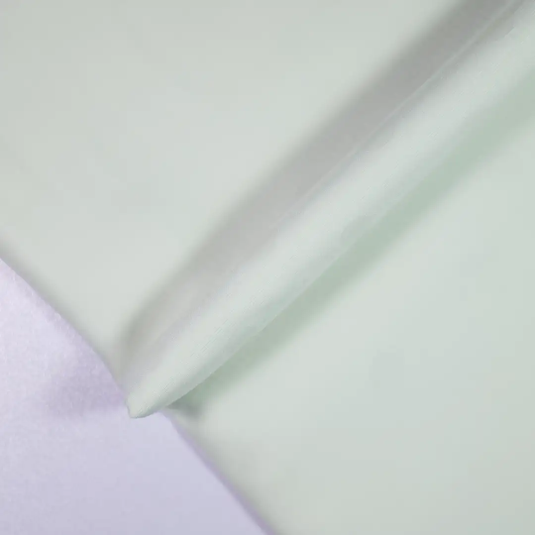 China Fabric for Blouse,Skirt,Dresses (Pullover) ,Short Sleeve Cardigan and Mini Skirt Set ,Gathered Strappy Mini Dress Jacquard Natural Woven Fabric Nylon Viscose Tencel green color buy from China wholesaler bulk order at wholesale price free worldwide shipping Alibaba