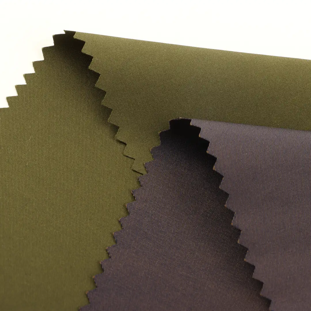 China Fabric for Skirt,Trench Coat,Tracksuits Twill Synthetic Woven Fabric Nylon Olive Darkorchid color buy from China wholesaler bulk order at wholesale price free worldwide shipping Alibaba
