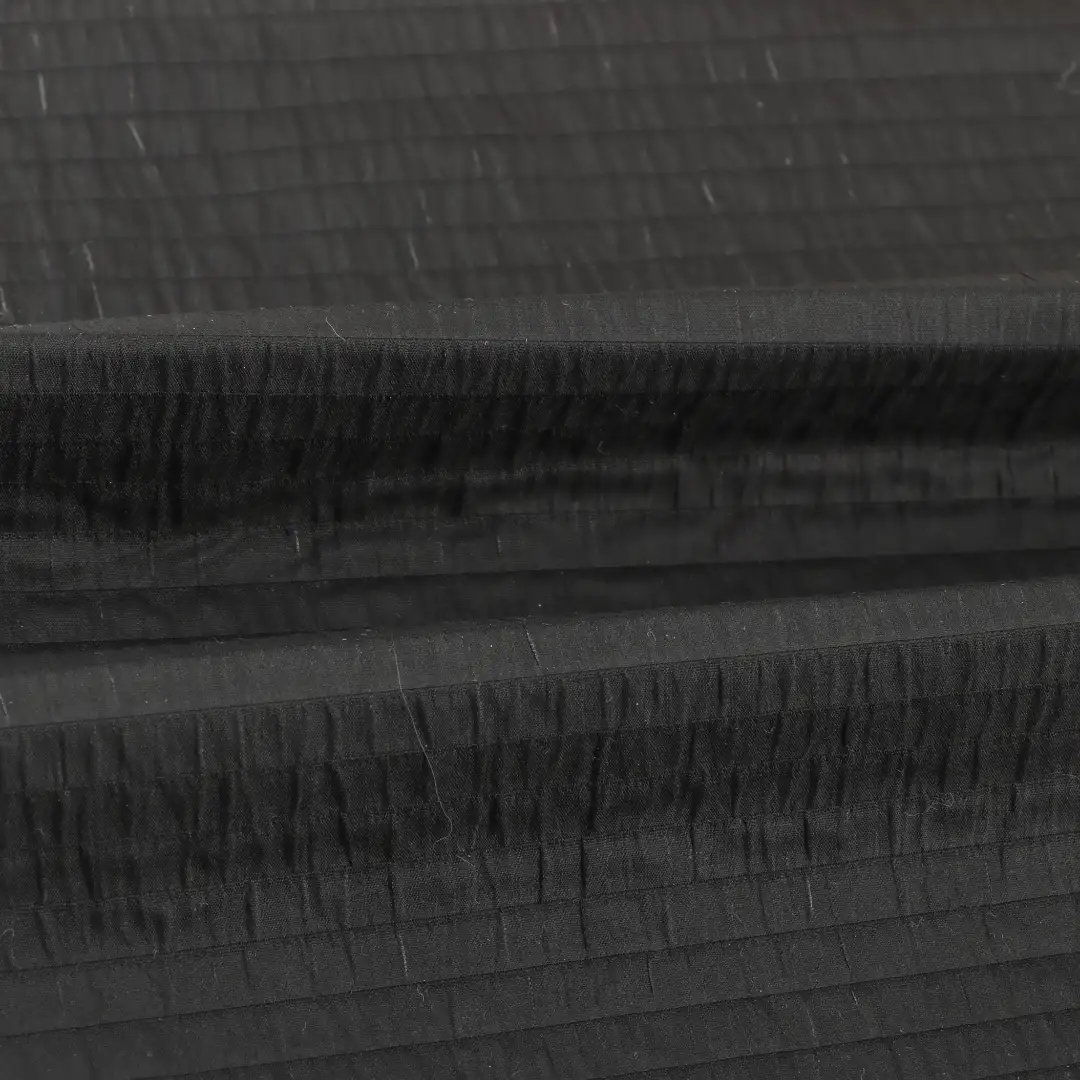 China Fabric for Skirt,Trench Coat,Tracksuits T400 Polyester Yarn Fabric Synthetic Woven Fabric Polyester black color buy from China wholesaler bulk order at wholesale price free worldwide shipping Alibaba