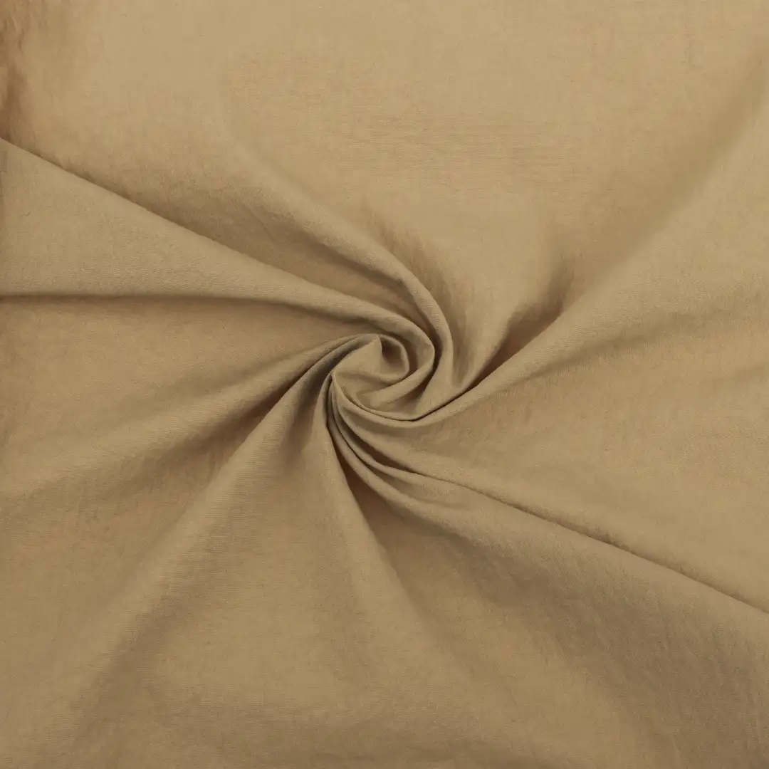 China Fabric for Down Jacket,Ski Suits,Tracksuits Nylon Crepe Synthetic Woven Fabric Nylon Green Blue White Black Brown Orange color buy from China wholesaler bulk order at wholesale price free worldwide shipping Alibaba