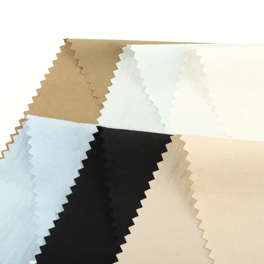 China Fabric for Down Jacket,Ski Suits,Tracksuits Nylon Crepe Synthetic Woven Fabric Nylon Green Blue White Black Brown Orange color buy from China wholesaler bulk order at wholesale price free worldwide shipping Alibaba
