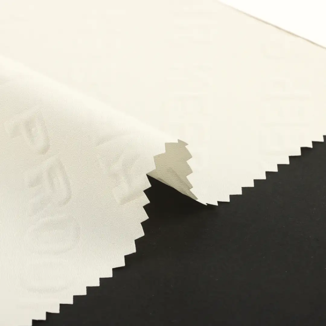 China Fabric for Down Jacket,Padded Jacket,Ski Suits Four-way Stretch (Bi-Stretch) Synthetic Woven Fabric Polyester cream color buy from China wholesaler bulk order at wholesale price free worldwide shipping Alibaba