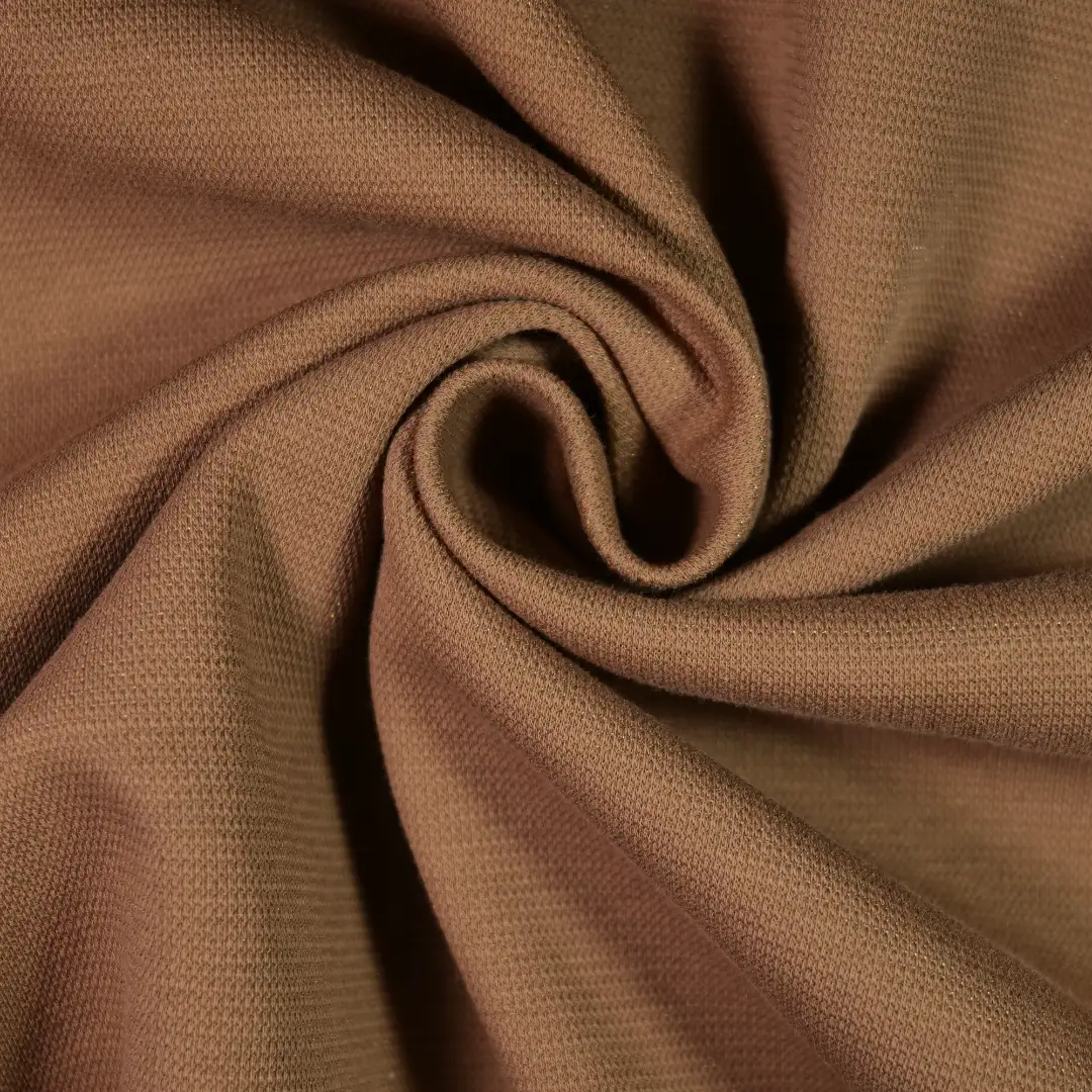 China Fabric for Hoodie,Knitted Jacket ,Hoodie   Scuba Knit Fabric Cotton Spandex Polyester Brown color buy from China wholesaler bulk order at wholesale price free worldwide shipping Alibaba