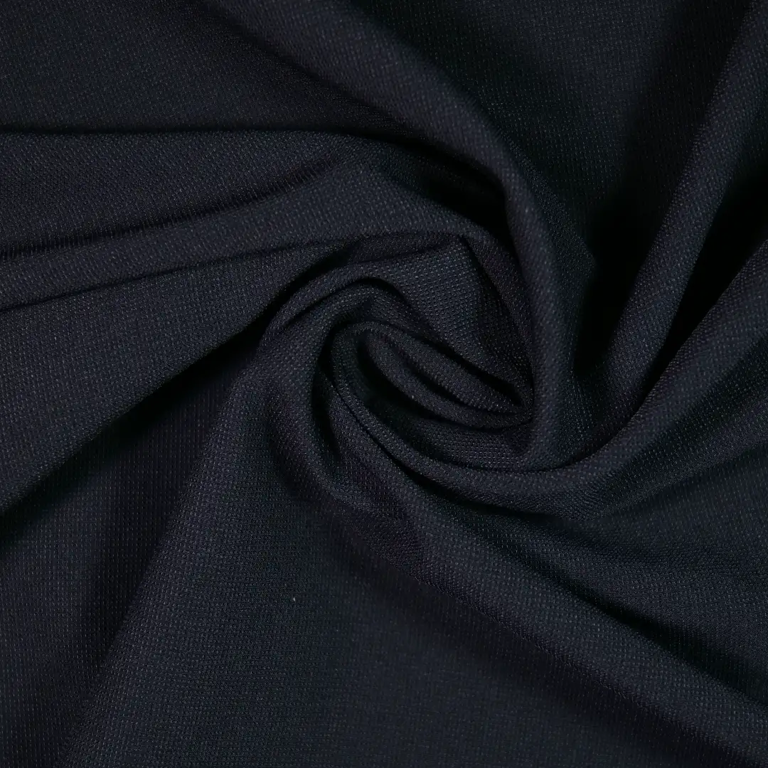 China Fabric for Pants,Ruffle Tier Mini Skirt Two-way Stretch Woven Blended Fabric Recycled Polyester Elastane black color buy from China wholesaler bulk order at wholesale price free worldwide shipping Alibaba