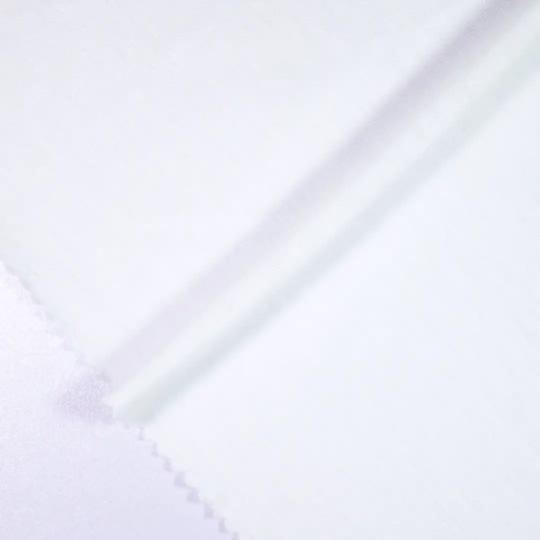 China Fabric for T-Shirt Single Jersey Knit Fabric Polyester white color buy from China wholesaler bulk order at wholesale price free worldwide shipping Alibaba