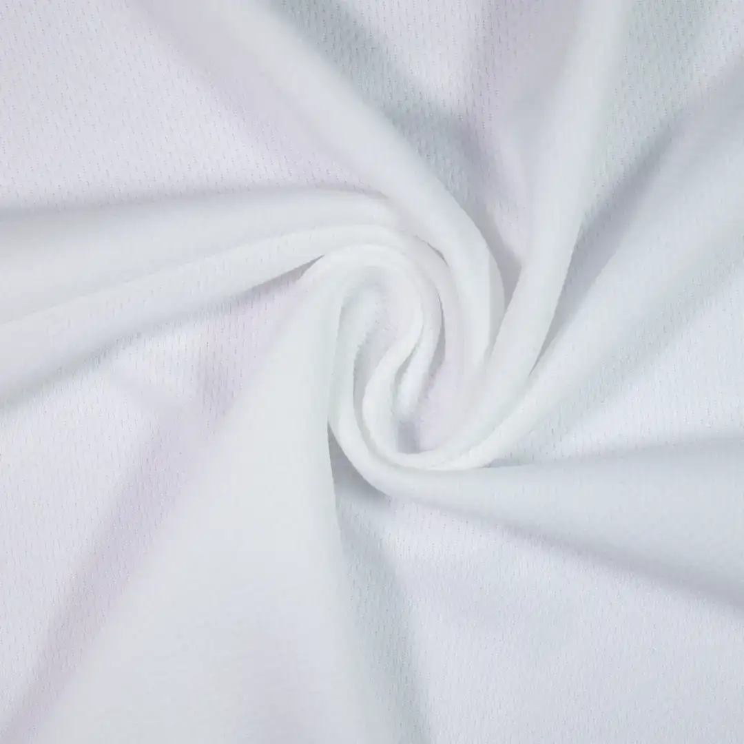 China Fabric for T-Shirt,Shorts Single Jersey Knit Fabric Polyester white color buy from China wholesaler bulk order at wholesale price free worldwide shipping Alibaba