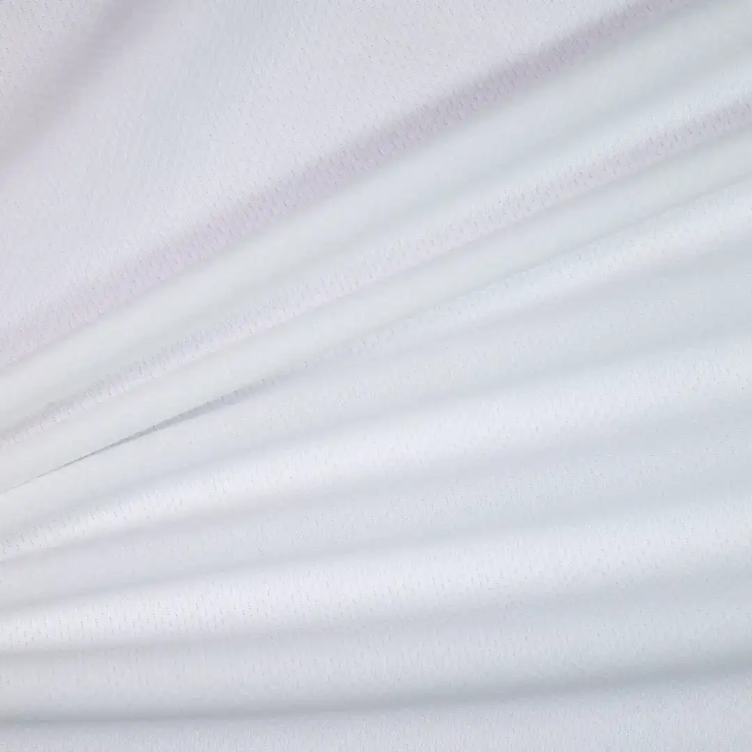 China Fabric for T-Shirt,Shorts Single Jersey Knit Fabric Polyester white color buy from China wholesaler bulk order at wholesale price free worldwide shipping Alibaba