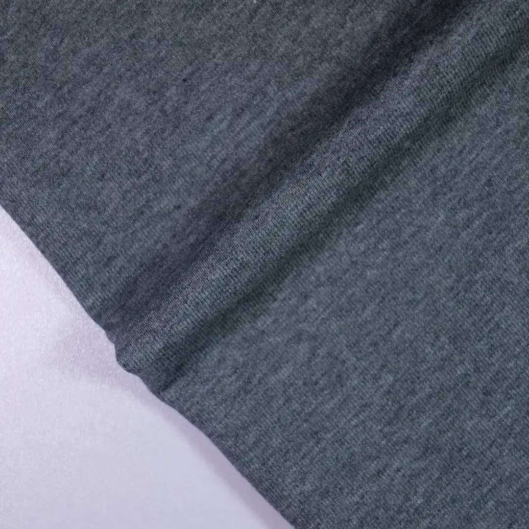 China Fabric for Pants,Shorts,T-shirt ,Sweatshirt Rib Knit Fabric Cotton PET grey color buy from China wholesaler bulk order at wholesale price free worldwide shipping Alibaba