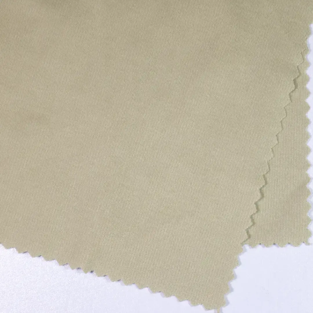 China Fabric for T-Shirt,Tank Top,Men’s Vest ,Sleeveless Corset Midi Dress Single Jersey Knit Fabric Cotton Polyester Elastane dark green color buy from China wholesaler bulk order at wholesale price free worldwide shipping Alibaba