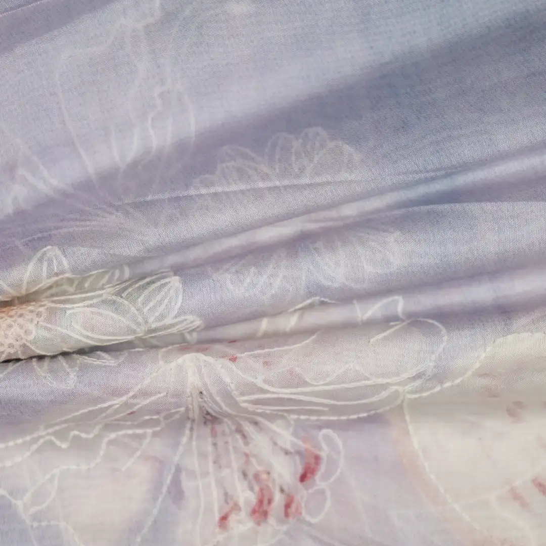 China Fabric for Blouse,Backless Beach Dress,Strap Midi Dress Tencel-nylon Interwoven Fabric Woven Blended Fabric Tencel Nylon Purple color buy from China wholesaler bulk order at wholesale price free worldwide shipping Alibaba