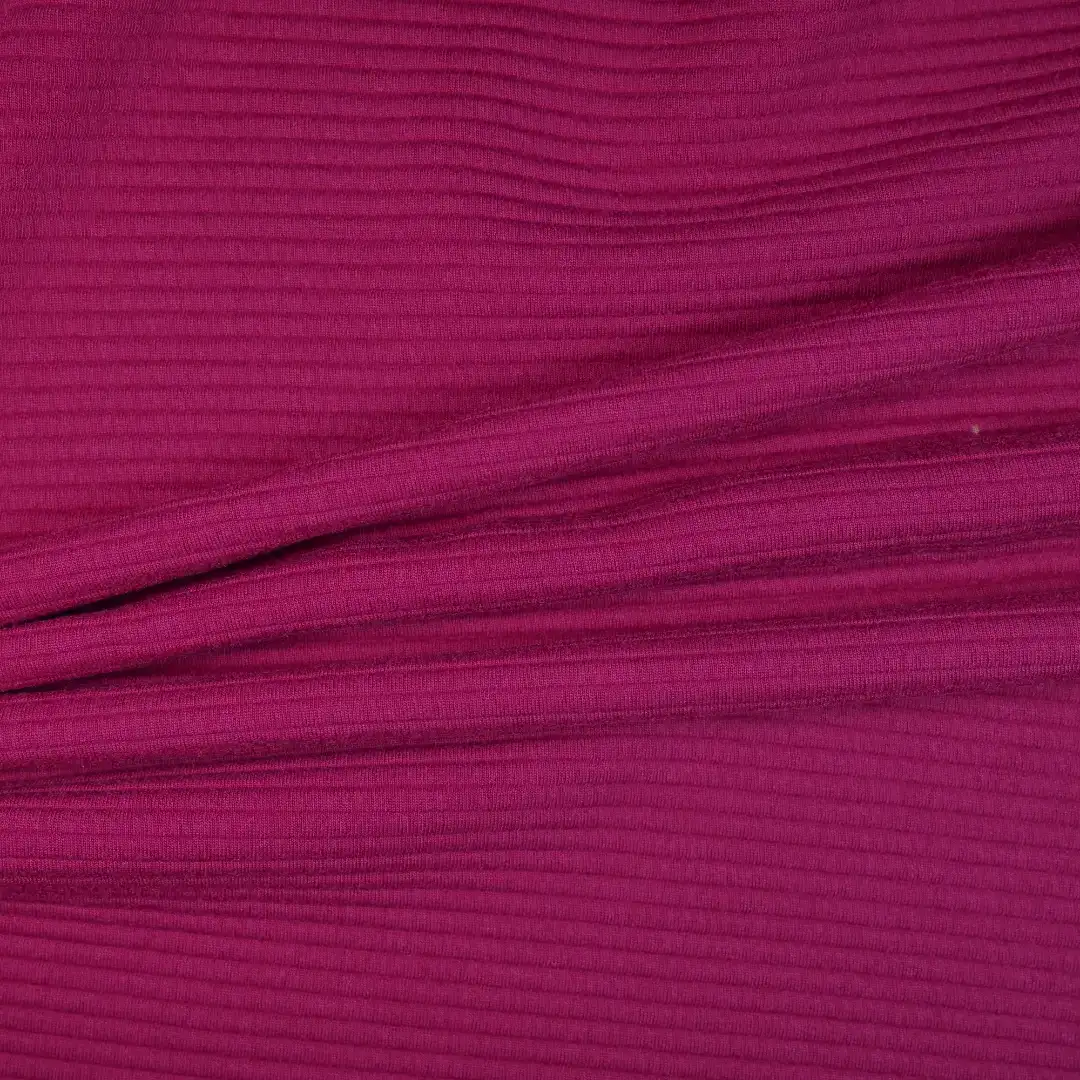 China Fabric for T-shirt ,Sweatshirt,Kids Doll Collar A-Line Short Coat Rib Knit Fabric Polyester Elastane (LYCRA®) Cotton Rose red color buy from China wholesaler bulk order at wholesale price free worldwide shipping Alibaba