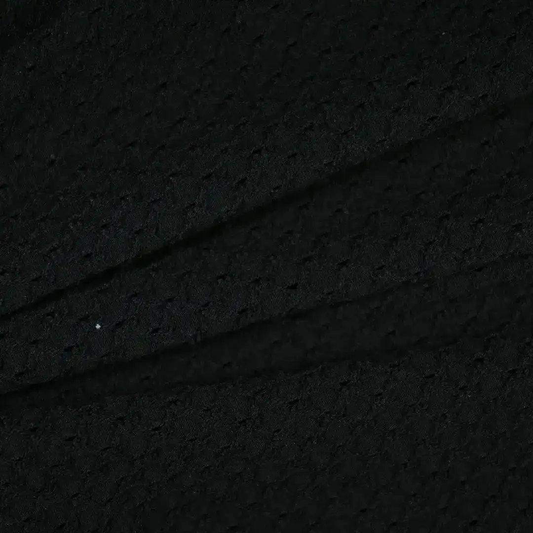 China Fabric for T-Shirt,Skirt ,Tank Midi Dress Jacquard Knit Fabric Cotton Spandex Polyester black color buy from China wholesaler bulk order at wholesale price free worldwide shipping Alibaba