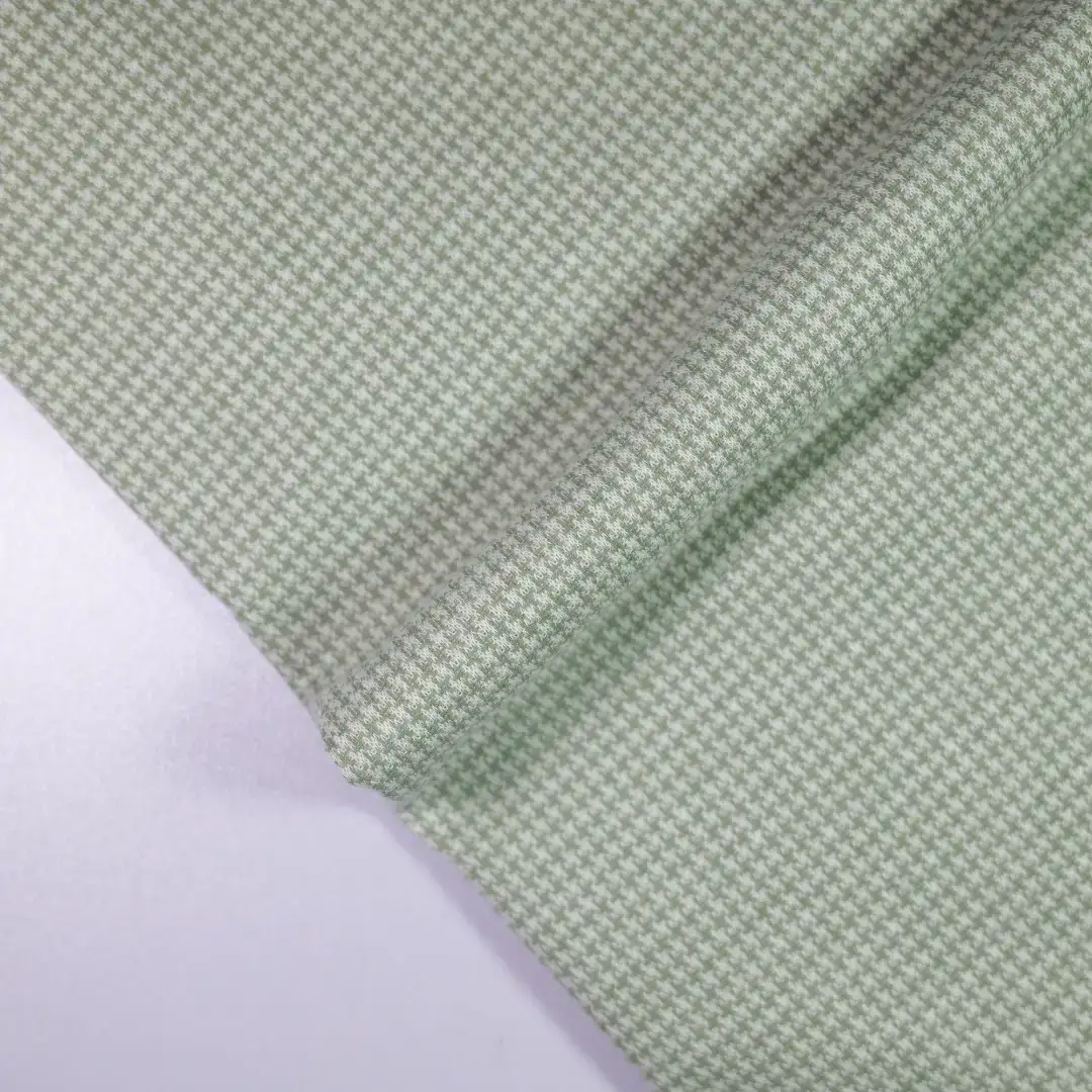 China Fabric for Overcoat,Hoodie  ,Double-Breasted Coat Yarn-dyed fabric Knit Fabric Cotton Spandex Polyester green color buy from China wholesaler bulk order at wholesale price free worldwide shipping Alibaba