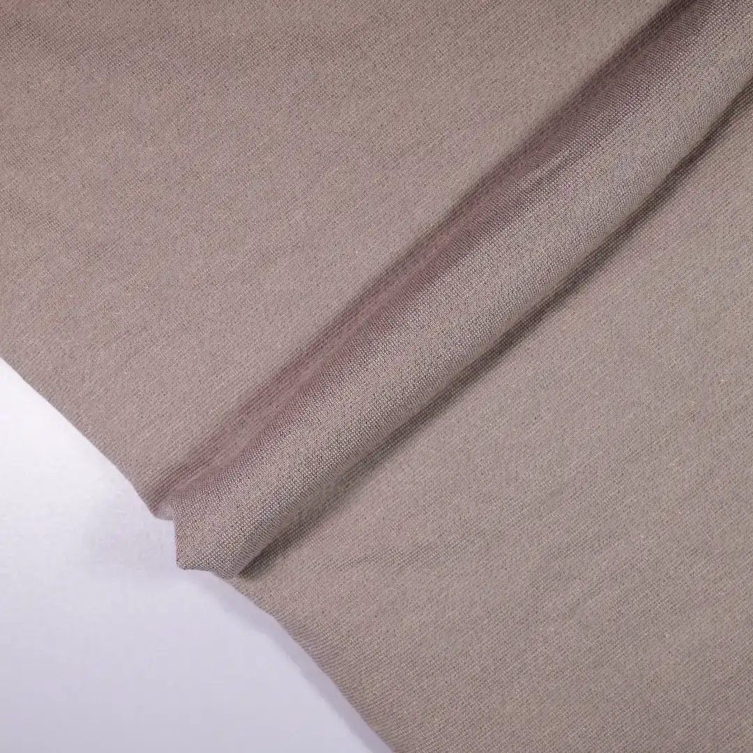 China Fabric for T-Shirt,Strap Midi Dress,Tank Midi Dress Single Jersey Knit Fabric Rayon Spandex Polyester Metallic fiber grey color buy from China wholesaler bulk order at wholesale price free worldwide shipping Alibaba