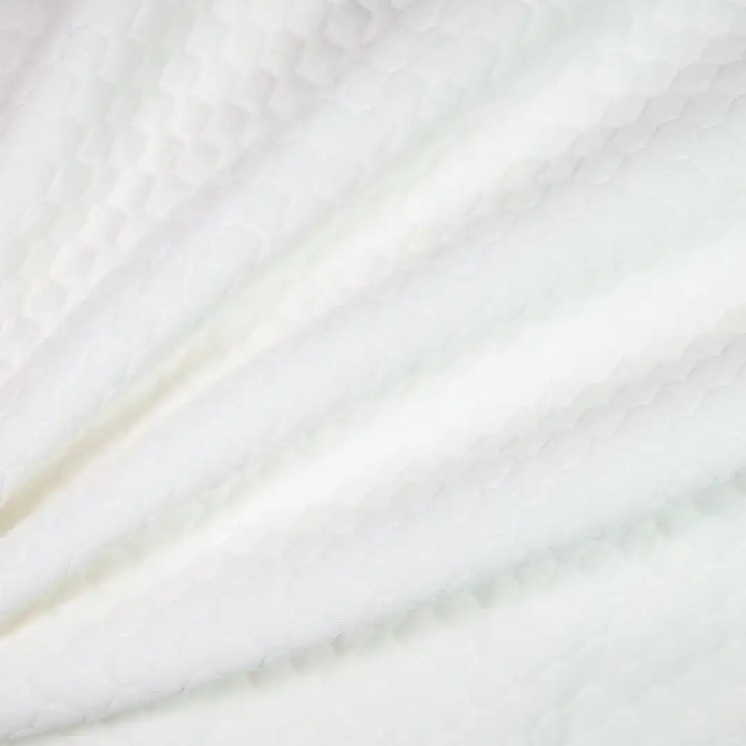 China Fabric for Jackets,Sweatshirt,Kids Peter Pan Collar Sleeveless Sweatshirt Waffle Knit Fabric Polyester Spandex white color buy from China wholesaler bulk order at wholesale price free worldwide shipping Alibaba