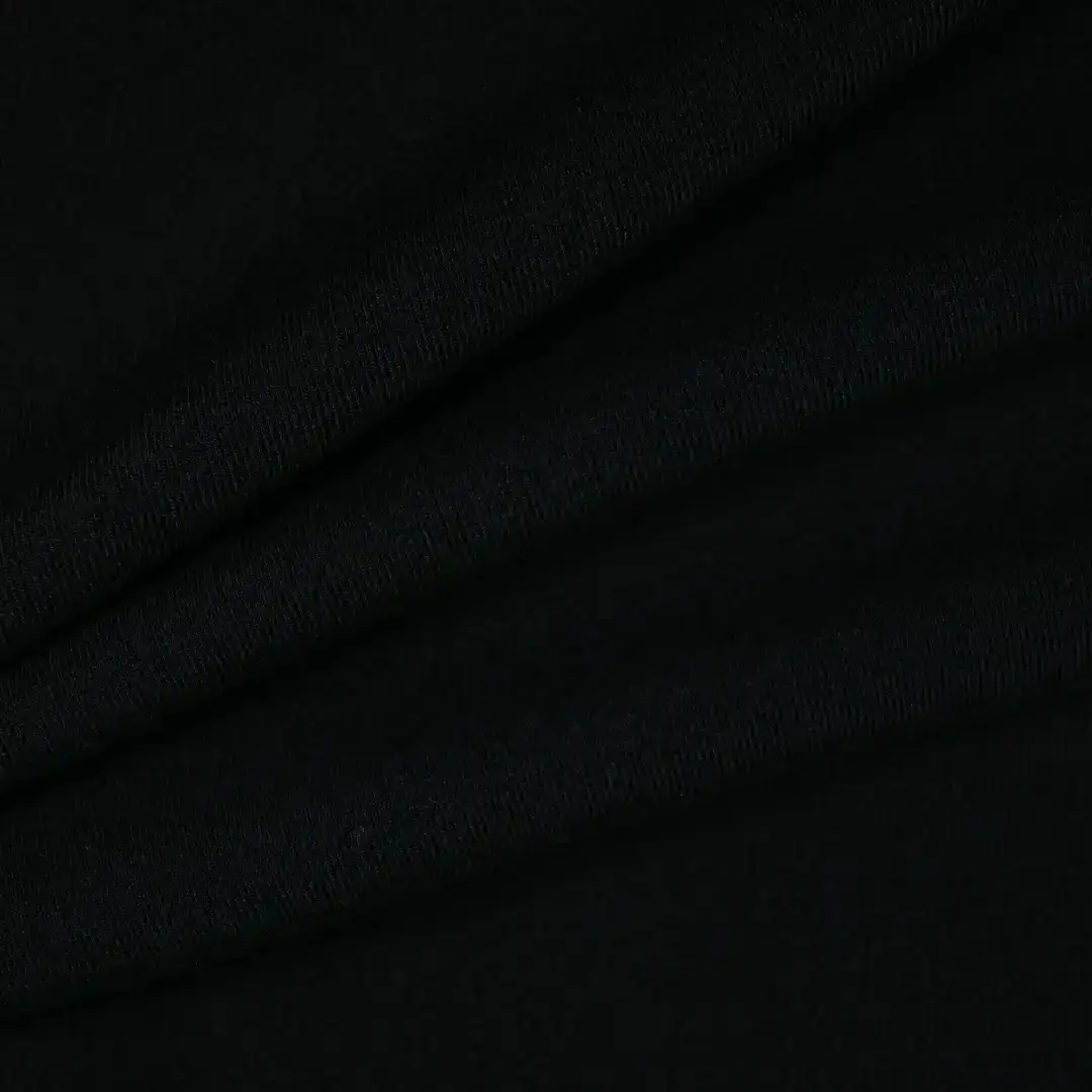 China Fabric for T-shirt ,Strap Midi Dress Rib Knit Fabric Polyester Spandex black color buy from China wholesaler bulk order at wholesale price free worldwide shipping Alibaba