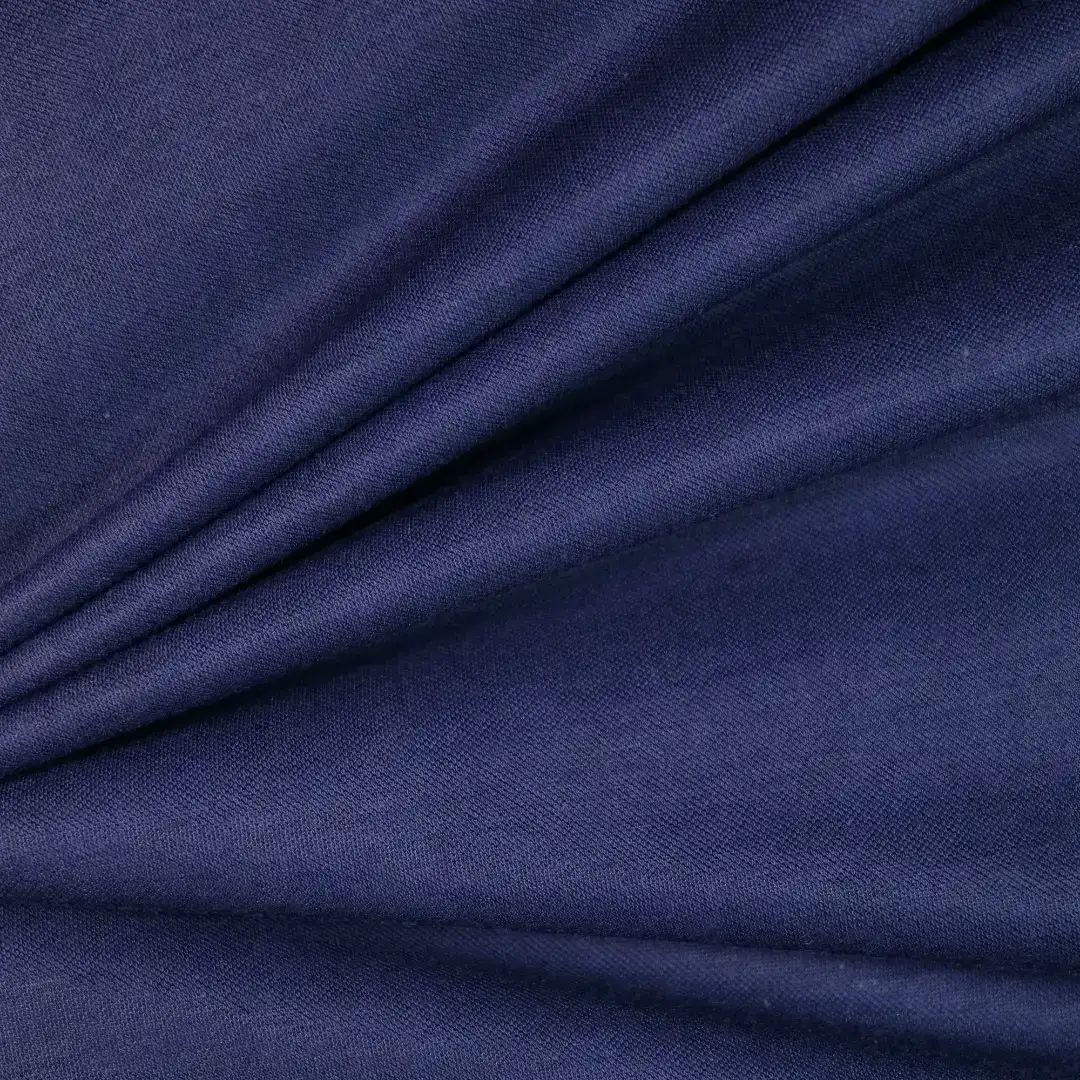 China Fabric for T-Shirt Pique Knit Fabric Cotton Polyamide BLUE color buy from China wholesaler bulk order at wholesale price free worldwide shipping Alibaba