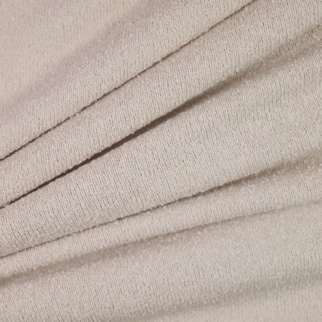 China Fabric for Pants,Tank Top,Hoodie Baby Terry Knit Fabric Cotton Polyester Spandex khaki color buy from China wholesaler bulk order at wholesale price free worldwide shipping Alibaba
