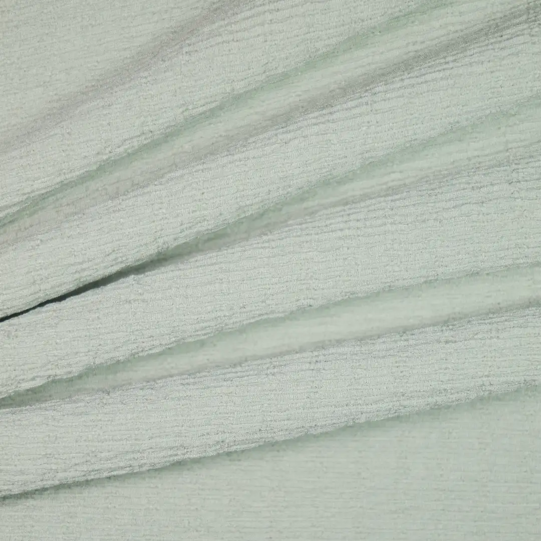 China Fabric for T-Shirt,Jogger,Ruffle Shirt Dress,Tank Wrap Midi Dress Crepe Knit Fabric Polyester Elastane Cyan color buy from China wholesaler bulk order at wholesale price free worldwide shipping Alibaba