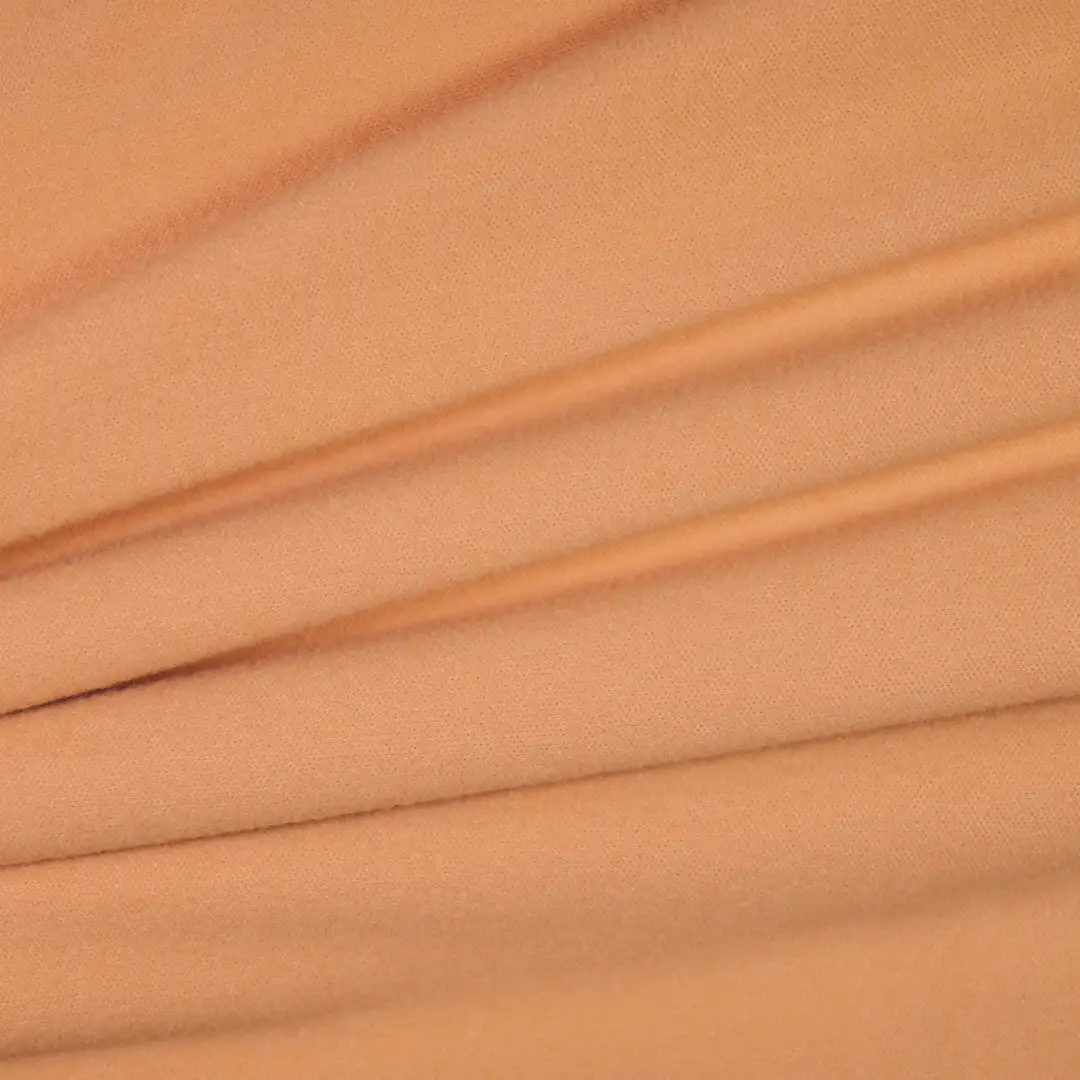 China Fabric for Hoodie,Pajamas Double-side fleece Knit Fabric Polyester Spandex orange color buy from China wholesaler bulk order at wholesale price free worldwide shipping Alibaba