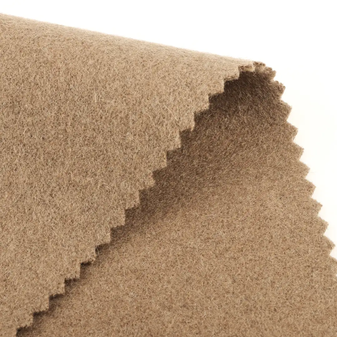 China Fabric for Skirt,Overcoat Melton Woolen Wool Other Camel color buy from China wholesaler bulk order at wholesale price free worldwide shipping Alibaba